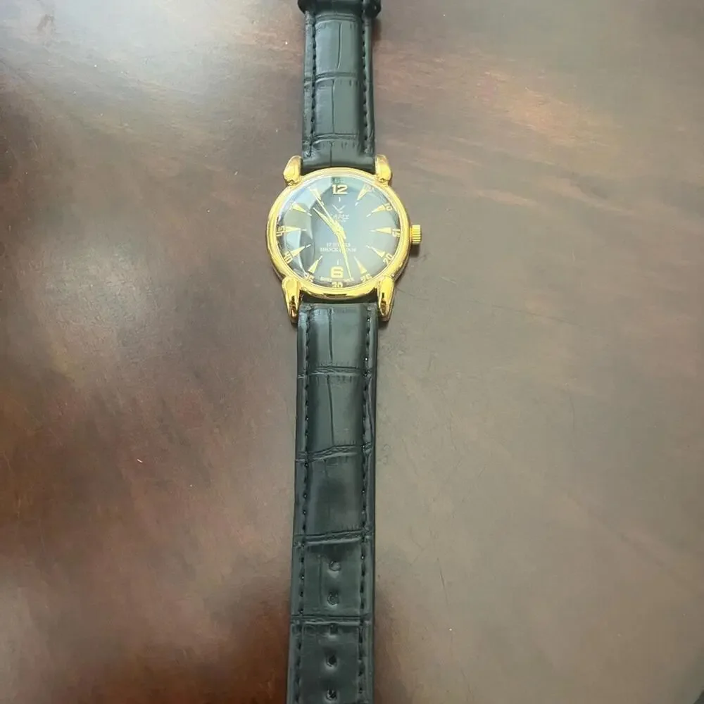 Gold and‎ Black Men's Watch 36mm Men’s Camy RARE 36mm